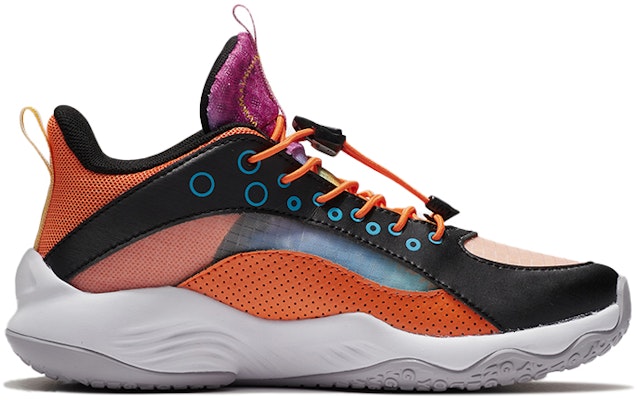 (JR) Li-Ning Primary 2 'Hitam Oren' YKBS018-1 Order (JR) Li-Ning Primary 2 'Hitam Oren' YKBS018-1