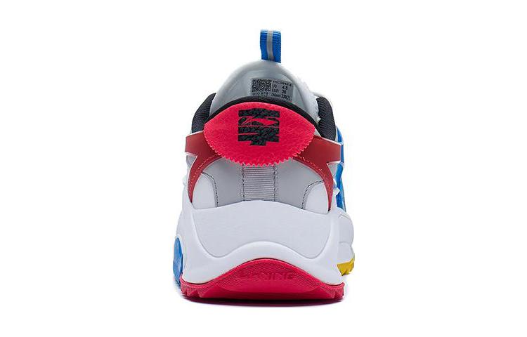 Details for (Youth) Li-Ning Qinyou 'White Grey Red' YKCS042-5