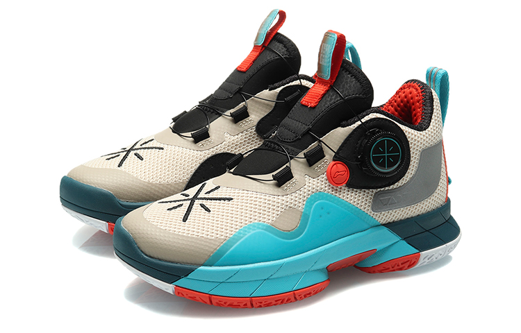 Lookbook (Youth) Li-Ning Reburn 'Apricot Blue Black' YKBR004-5