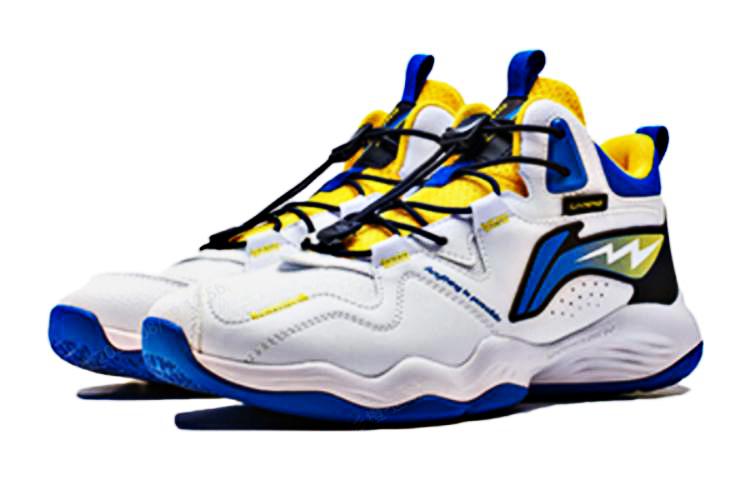 Lookbook (Youth) Li-Ning Rising Star 'White Blue Yellow' YKBT090-7