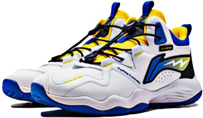 (Youth) Li-Ning Rising Star 'White Blue Yellow' YKBT090-7 Lookbook (Youth) Li-Ning Rising Star 'White Blue Yellow' YKBT090-7