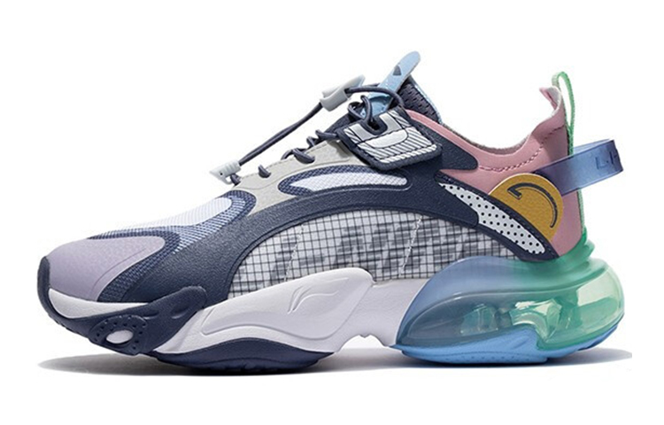 (Youth) Li-Ning Round Air Dimension Half-Palm Air Cushion Low 'Twilight Blue' YKCS004-2