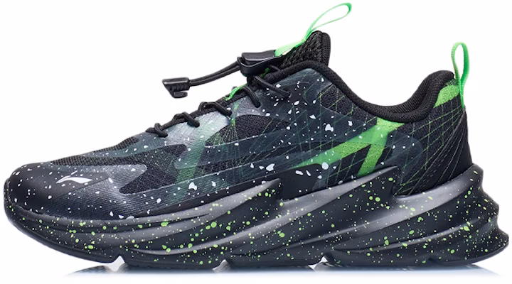 (JR) 李宁跑鞋低帮 '黑绿夜光' YKCR134-5 Buy (JR) 李宁跑鞋低帮 '黑绿夜光' YKCR134-5