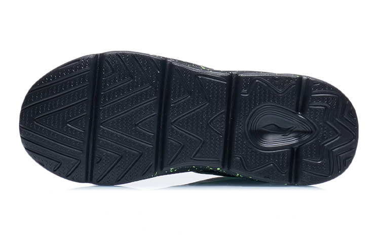 (Youth) Li-Ning Running Shoes Low 'Glow-in-the-Dark Black Green' 圖 5