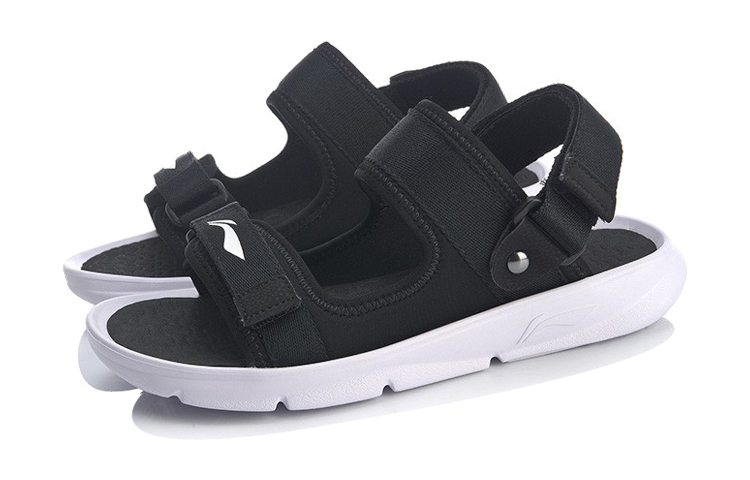 Lookbook (JR) Sandal Li-Ning 'Hitam' YKUQ016-1