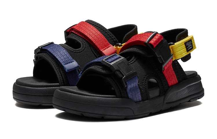 Lookbook (Youth) Li-Ning Sandal 'Black Red Fashion' YKUS034-5