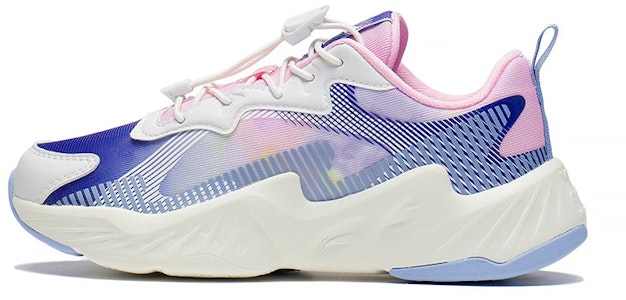 大童 LiNing李寧 暗夜精靈 2.0 耐磨休閒運動鞋 白藍粉 Buy 大童 LiNing李寧 暗夜精靈 2.0 耐磨休閒運動鞋 白藍粉