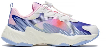 大童 LiNing李寧 暗夜精靈 2.0 耐磨休閒運動鞋 白藍粉 Order 大童 LiNing李寧 暗夜精靈 2.0 耐磨休閒運動鞋 白藍粉