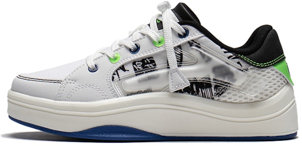 大童 LiNing李寧 影馳 回彈 低幫 兒童板鞋 白黑色 Buy 大童 LiNing李寧 影馳 回彈 低幫 兒童板鞋 白黑色