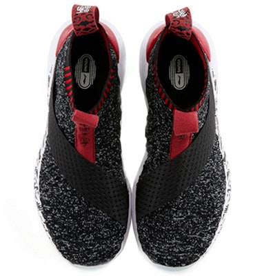(Youth) Li-Ning Slip-On 'Grey Black Red' YKCP026-1 Shop (Youth) Li-Ning Slip-On 'Grey Black Red' YKCP026-1