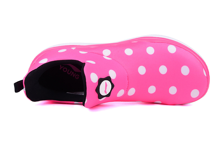 Shop (JR) Li-Ning Slip-On 'Pink-Putih' YKCM006-6