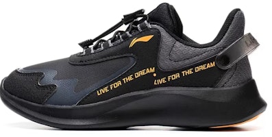 (Youth) Li-Ning Sneaker 'Black Grey Orange' YKCS162-13 (Youth) Li-Ning Sneaker 'Black Grey Orange' YKCS162-13