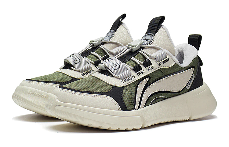 Lookbook (JR) 李寧 反射グリーン スニーカー (Li-Ning Hansha Gurīn Sunīkā) YKCS192-3