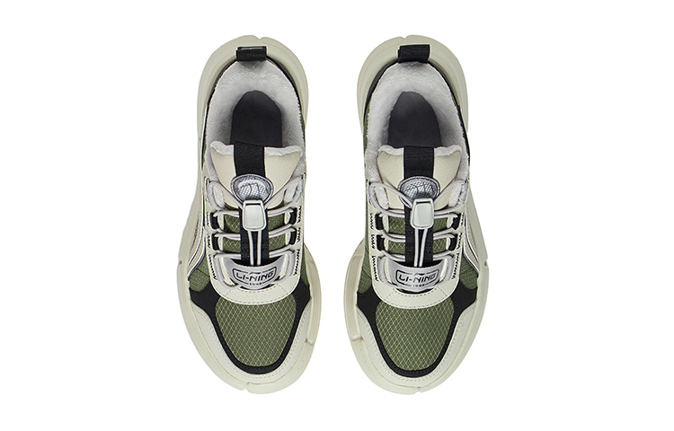 Shop (JR) 李寧 反射グリーン スニーカー (Li-Ning Hansha Gurīn Sunīkā) YKCS192-3