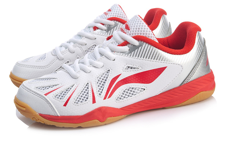 Lookbook (JR) Li-Ning Sneaker ''Wit Rood'' APTP004-1