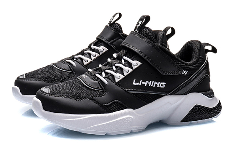 Lookbook (JR) Sneakers Li-Ning 'Hitam Penyerap Kejut Bernafas' YKCQ008-5