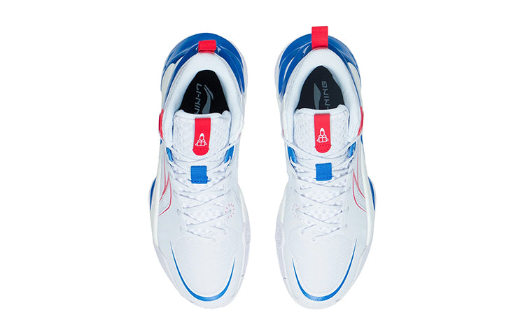 Shop (JR) Li-Ning Sonic 10 V1 Low 'Blanco Azul' ABPS013-4