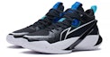 Lookbook (JR) Li-Ning Sonic 10 V1 Mid 'Hitam Biru' YKBS022-5