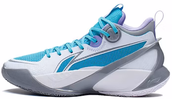 (Youth) Li-Ning Sonic 10 V1 Mid 'White Grey' YKBS022-1 (Youth) Li-Ning Sonic 10 V1 Mid 'White Grey' YKBS022-1