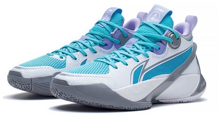(Youth) Li-Ning Sonic 10 V1 Mid 'White Grey' YKBS022-1 Lookbook (Youth) Li-Ning Sonic 10 V1 Mid 'White Grey' YKBS022-1