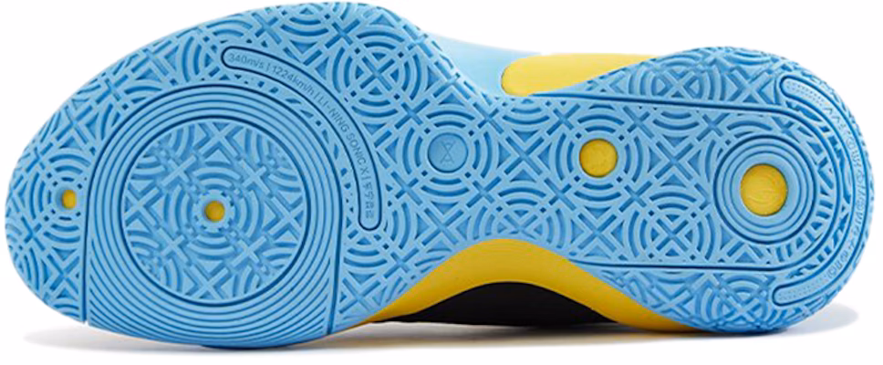 (JR) Li-Ning Sonic 10 V2 Low 'Hitam Kuning Biru' ABPS033-6 Lookbook (JR) Li-Ning Sonic 10 V2 Low 'Hitam Kuning Biru' ABPS033-6