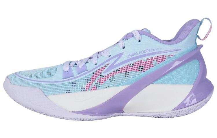 (Youth) Li-Ning Sonic 10 V2 Low 'Snow Blue Purple' ABPS033-2