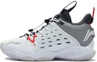 (Youth) Li-Ning Sonic 7 Low 'White Grey' YKBR026-5 (Youth) Li-Ning Sonic 7 Low 'White Grey' YKBR026-5