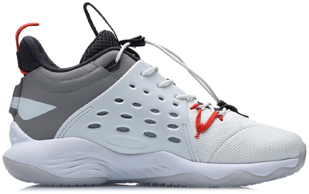 (Youth) Li-Ning Sonic 7 Mid 'White Grey' YKBR026-1 Order (Youth) Li-Ning Sonic 7 Mid 'White Grey' YKBR026-1