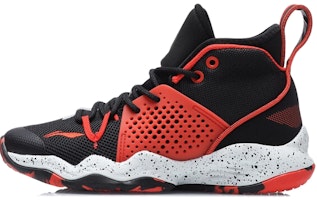 (Youth) Li-Ning Sonic 8 'Black Red' YKBR012-5 (Youth) Li-Ning Sonic 8 'Black Red' YKBR012-5