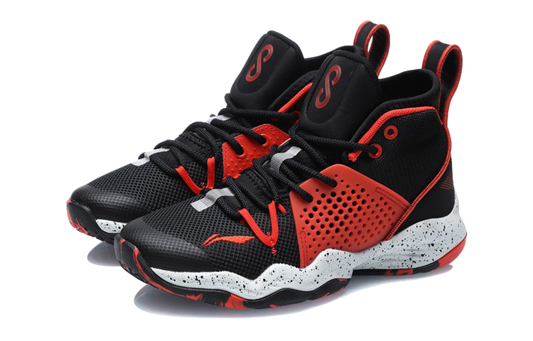 Lookbook (Youth) Li-Ning Sonic 8 'Black Red' YKBR012-5