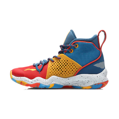 (Youth) Li-Ning Sonic 8 High-Top 'Blue Red Yellow'