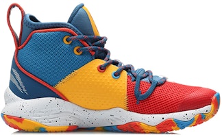 大童 LiNing李寧 音速8 減震防滑耐磨 高筒 籃球鞋 紅橙藍 Order 大童 LiNing李寧 音速8 減震防滑耐磨 高筒 籃球鞋 紅橙藍
