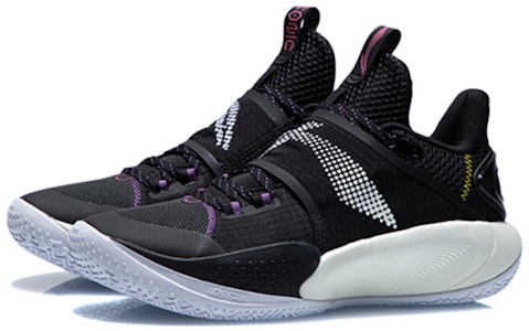 大童 LiNing李寧 音速9 青年版 透氣防滑耐磨 低幫 籃球鞋 黑 Lookbook 大童 LiNing李寧 音速9 青年版 透氣防滑耐磨 低幫 籃球鞋 黑