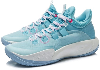 大童 LiNing李寧 音速9 Low 防滑耐磨 低幫 籃球鞋 薄藍色 Lookbook 大童 LiNing李寧 音速9 Low 防滑耐磨 低幫 籃球鞋 薄藍色