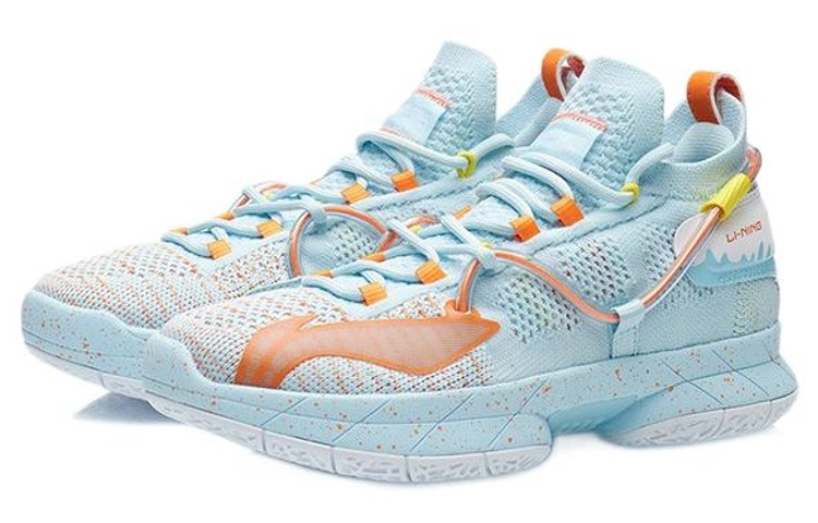 Lookbook (JR) 李寧スピード6 プレミアム「シャイニングブルー」 YKBR024-7