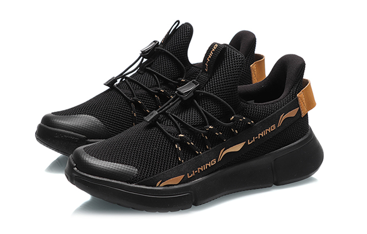 Lookbook (JR) Li-Ning Sports Life 'Hitam Emas' YKCQ258-3