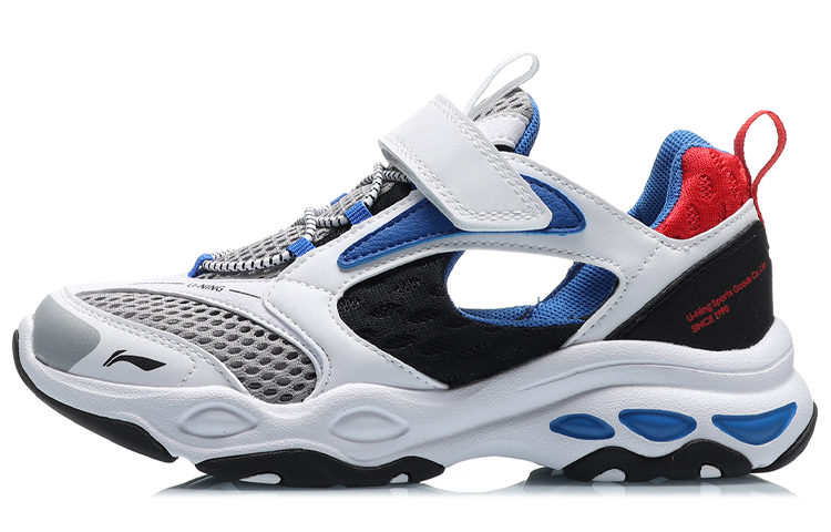 (Youth) Li-Ning Sports Life Sandals 'White Grey' 'Zhū Qù Tóng Nián' YKCQ076-3