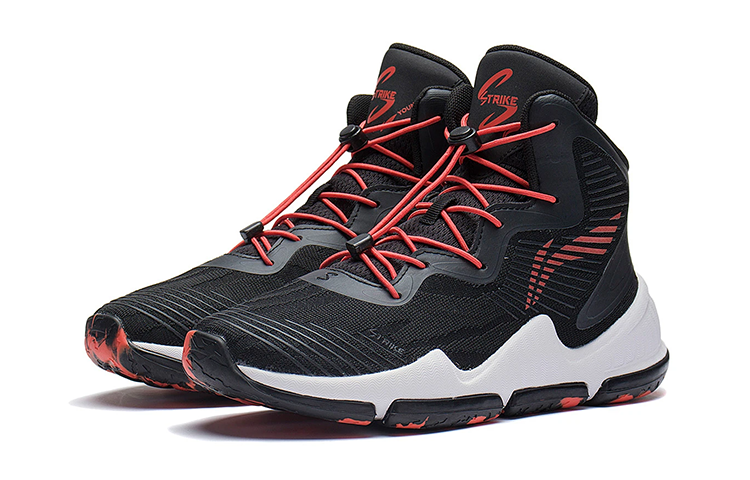 Lookbook (Youth) Li-Ning Strike 'Black Red' YKBP006-15