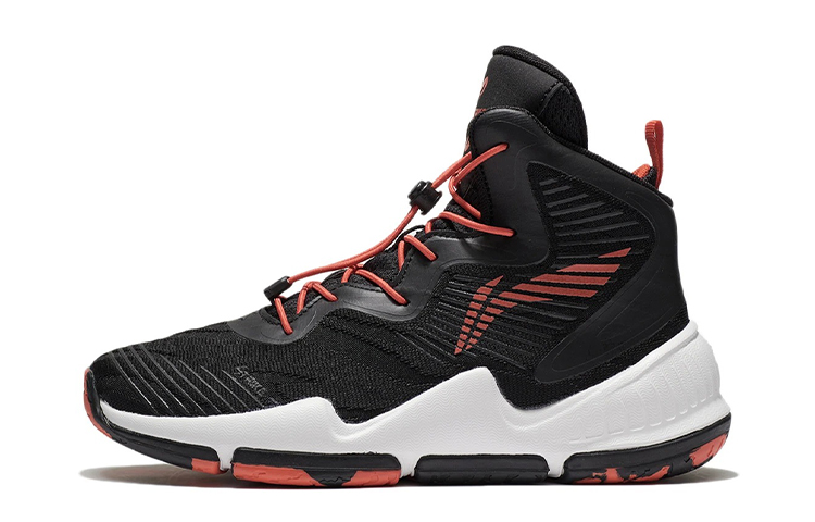 (Youth) Li-Ning Strike Mid 'Black Orange' YKBP006-7