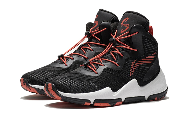 Lookbook (Youth) Li-Ning Strike Mid 'Black Orange' YKBP006-7