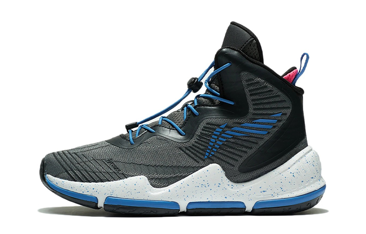(Youth) Li-Ning Strike Mid 'Grey Blue' YKBP006-9