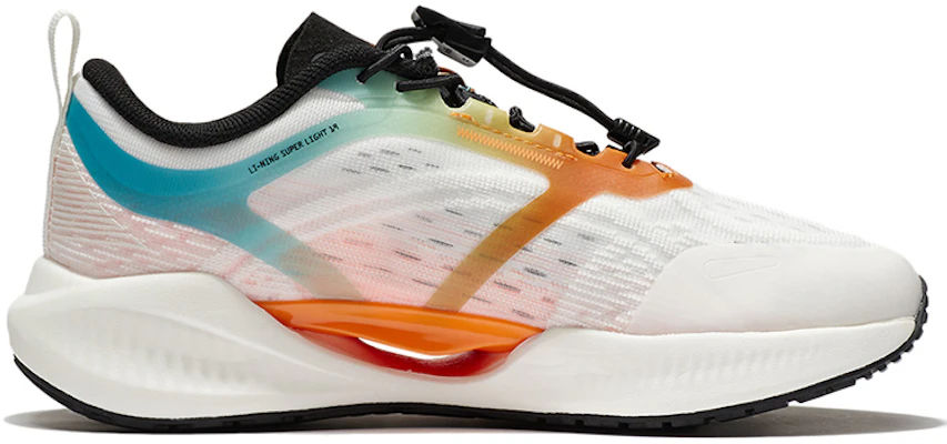 (Youth) Li-Ning Super Light XIX 'White Orange' YKFS018-61 Order (Youth) Li-Ning Super Light XIX 'White Orange' YKFS018-61