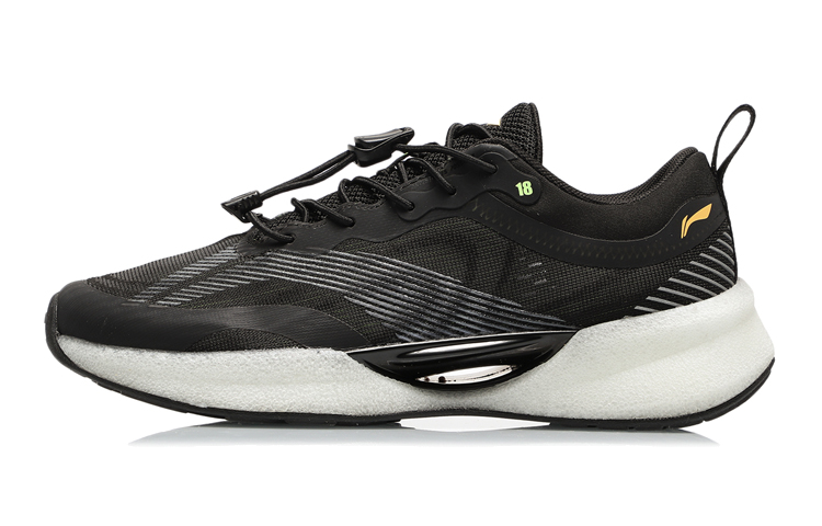 (Youth) Li-Ning Super Light XVIII 'Black White' YKFR046-7