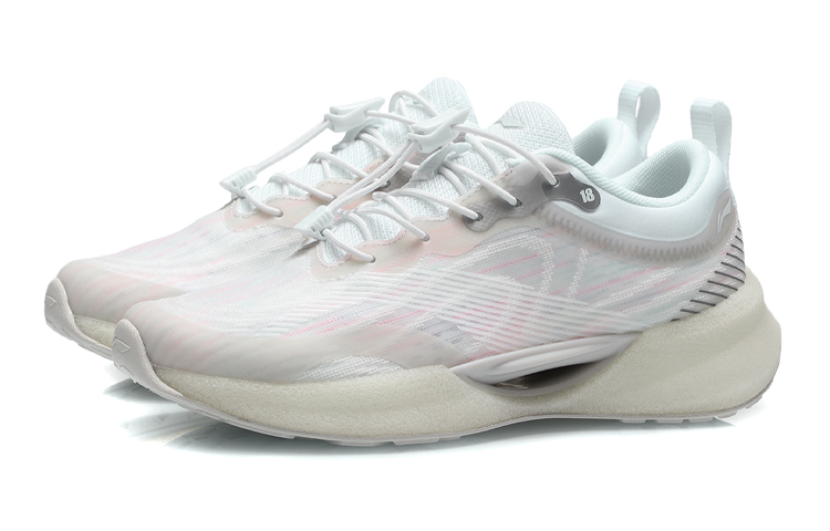 Lookbook (Youth) Li-Ning Super Light XVIII 'Cream White' YKFR046-4
