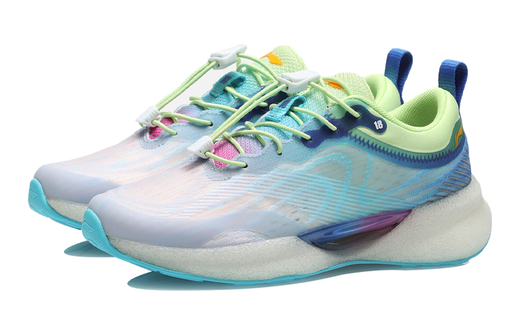 Lookbook (Youth) Li-Ning Super Light XVIII 'Light Blue Green' YKFR046-11