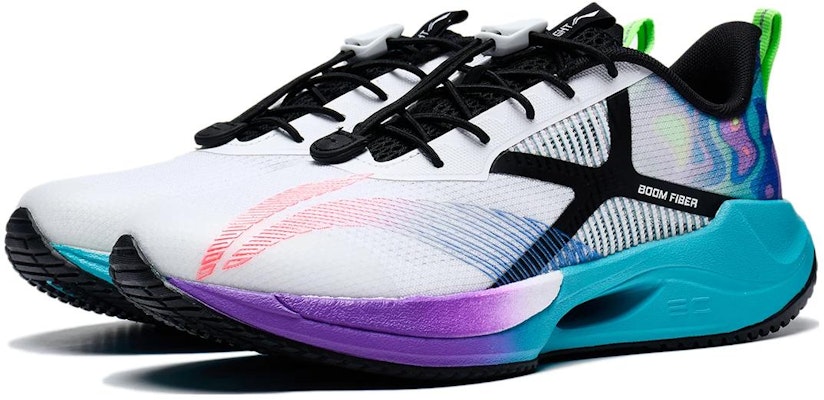 (JR) Li-Ning Super Light XX 'Putih Biru Ungu' YKFT030-5 Lookbook (JR) Li-Ning Super Light XX 'Putih Biru Ungu' YKFT030-5