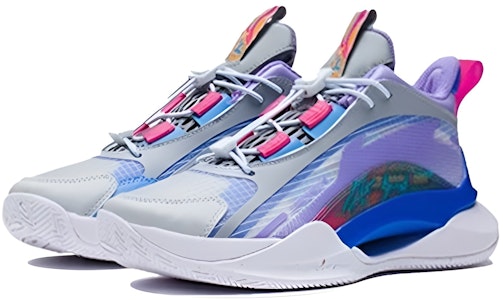 (JR) Li-Ning Team2.0 Mid 'Kelabu Ungu Biru' YKBS016-5 Lookbook (JR) Li-Ning Team2.0 Mid 'Kelabu Ungu Biru' YKBS016-5