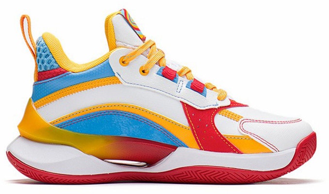 (Youth) Li-Ning Team 2.5 'White Yellow Red' YKBS050-15 Order (Youth) Li-Ning Team 2.5 'White Yellow Red' YKBS050-15