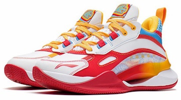 (JR) Li-Ning Team 2.5 'Putih Kuning Merah' YKBS050-15 Lookbook (JR) Li-Ning Team 2.5 'Putih Kuning Merah' YKBS050-15