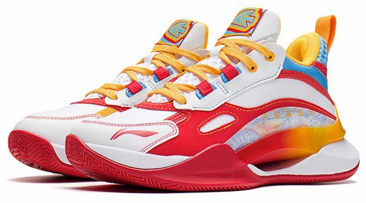 (Youth) Li-Ning Team 2.5 'White Yellow Red' YKBS050-15 Lookbook (Youth) Li-Ning Team 2.5 'White Yellow Red' YKBS050-15